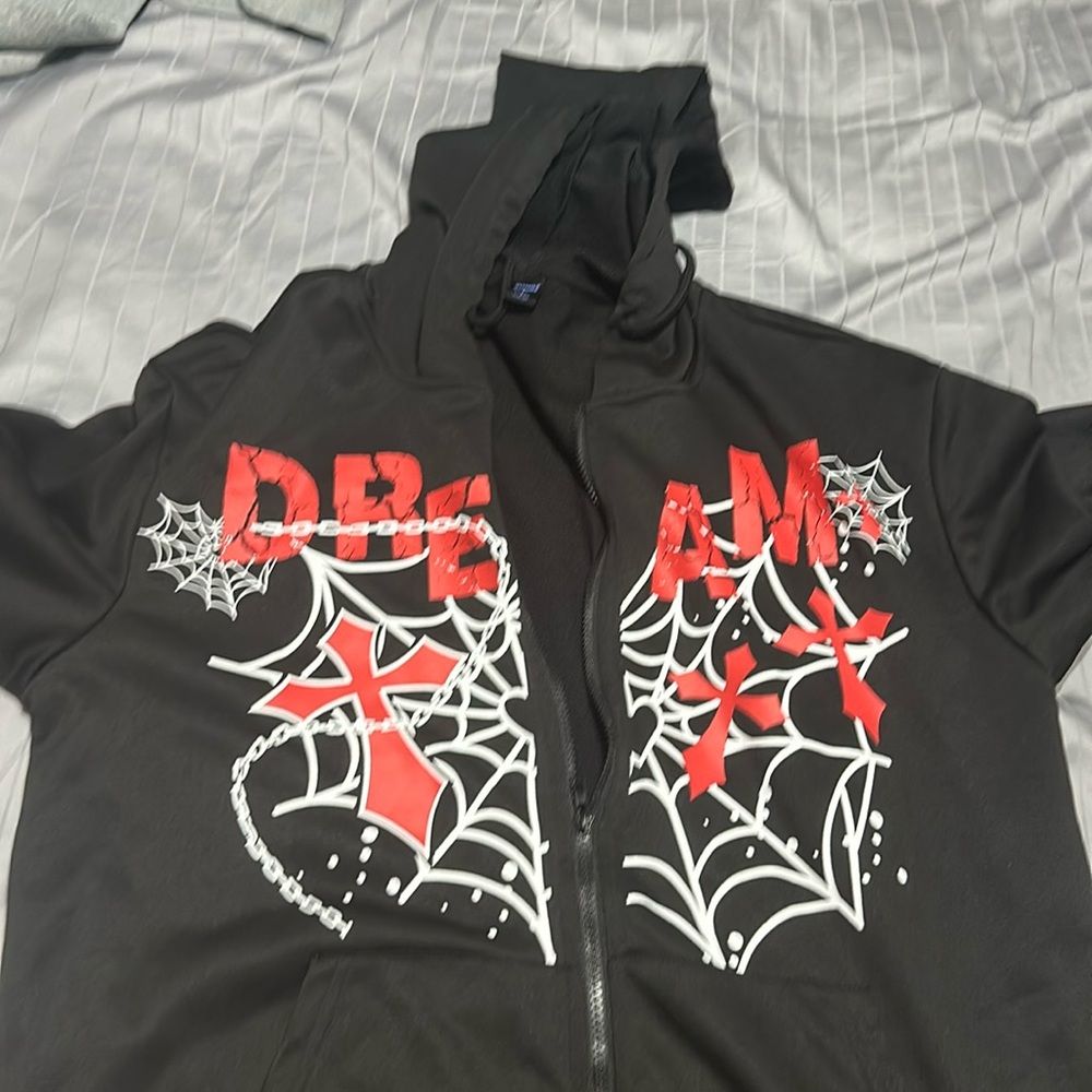 Romwe Black hoodie size large